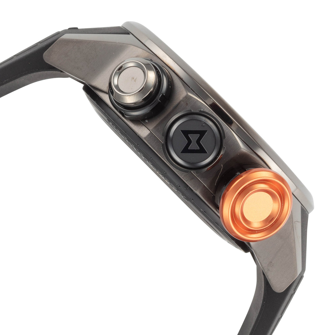 Chronorally 45mm / Black and Orange / Black | Black and Orange Dial