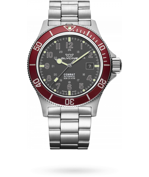 Combat Sub 42mm / Grey / Silver Grey Dial