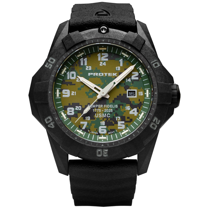 USMC 1010 DIVE SERIES - 250th Anniversary Carbon/Green MARPAT/Charcoal | Green C