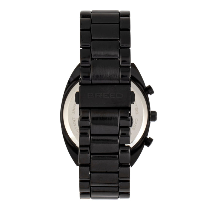 Racer Chronograph Bracelet Watch w/Date Black | Black Dial