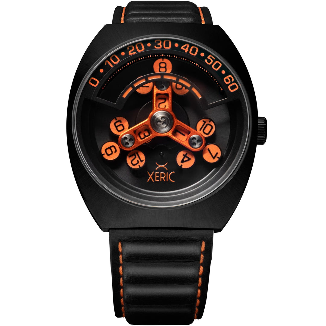 Scrambler Automatic Wandering Hour Black Orange Black Dial