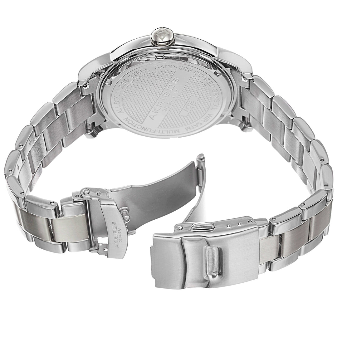 Multifunction Silver Tone/Stainless Steel/Stainless Steel | White Dial