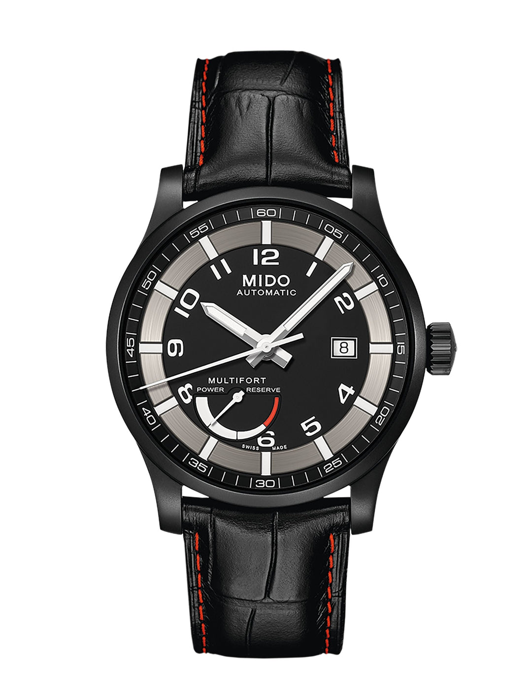 MULTIFORT II  POWER RESERVE Black/SS | Black Dial