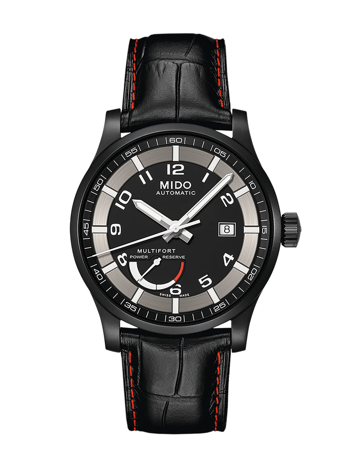 MULTIFORT II  POWER RESERVE Black/SS | Black Dial