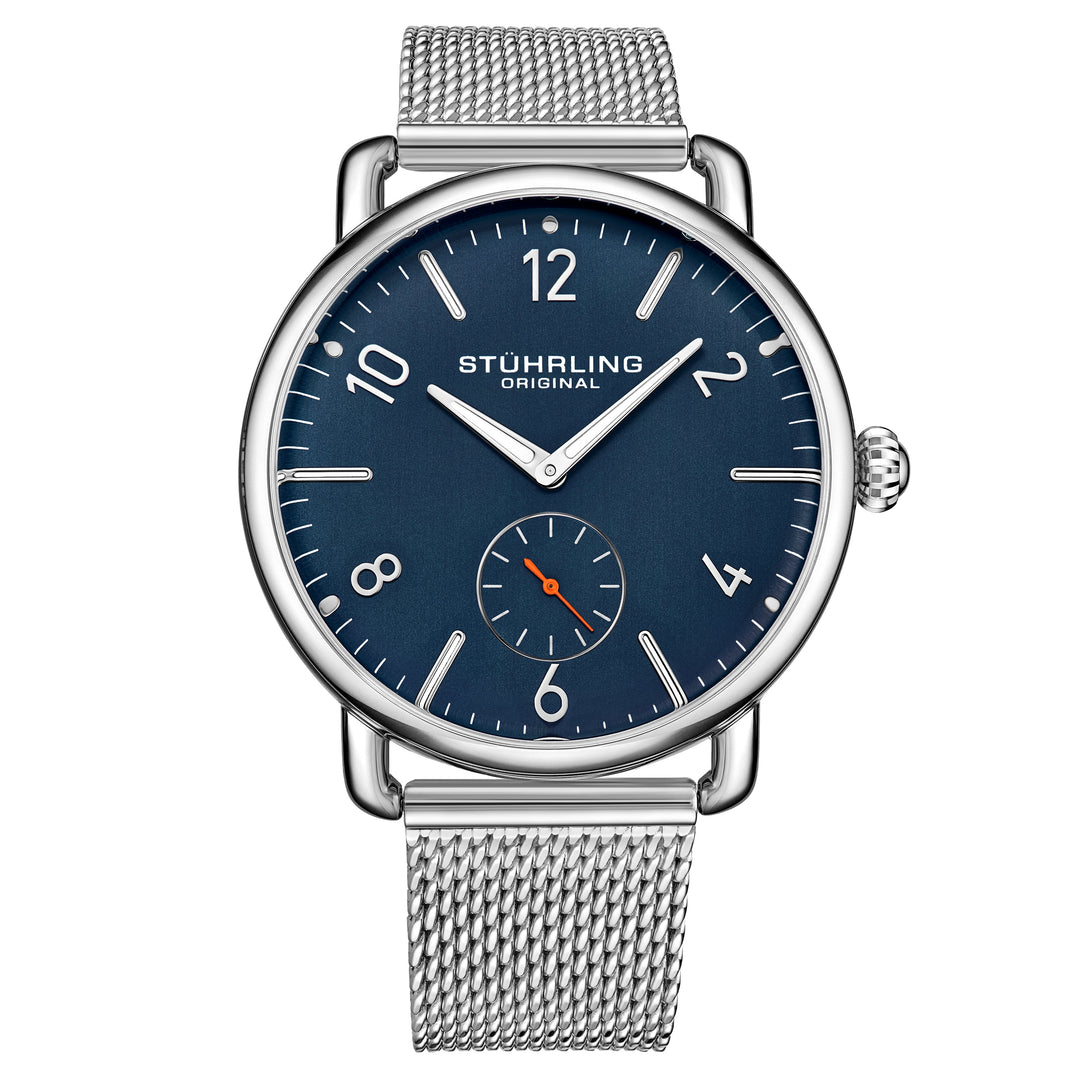 Symphony Silver/Stainless Steel/Blue Dial/Silver Case | Blue Dial