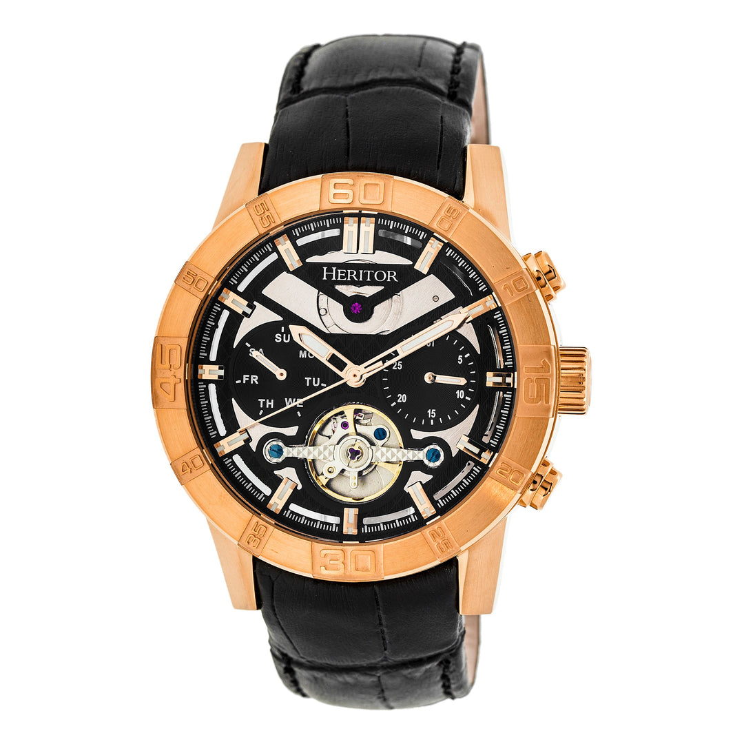 Hannibal Rose Gold/Black | Black Dial