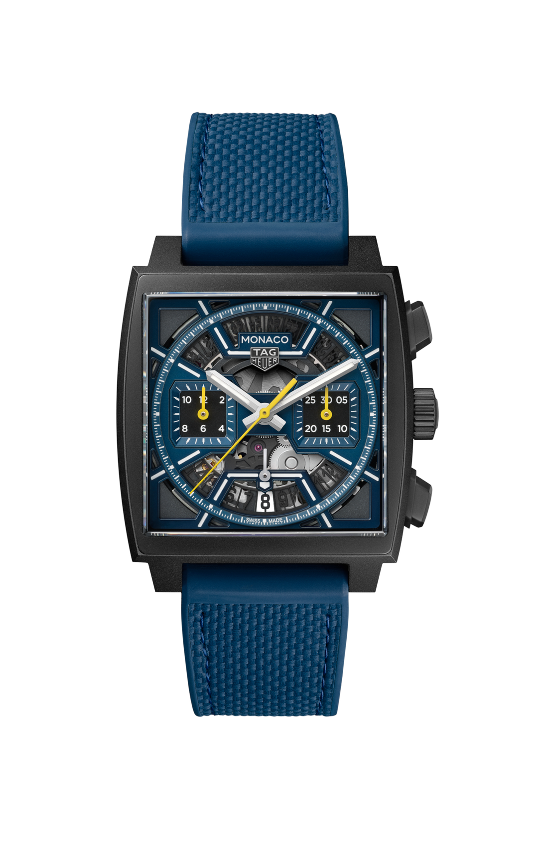 Monaco Chrono Black / Blue | Black Dial