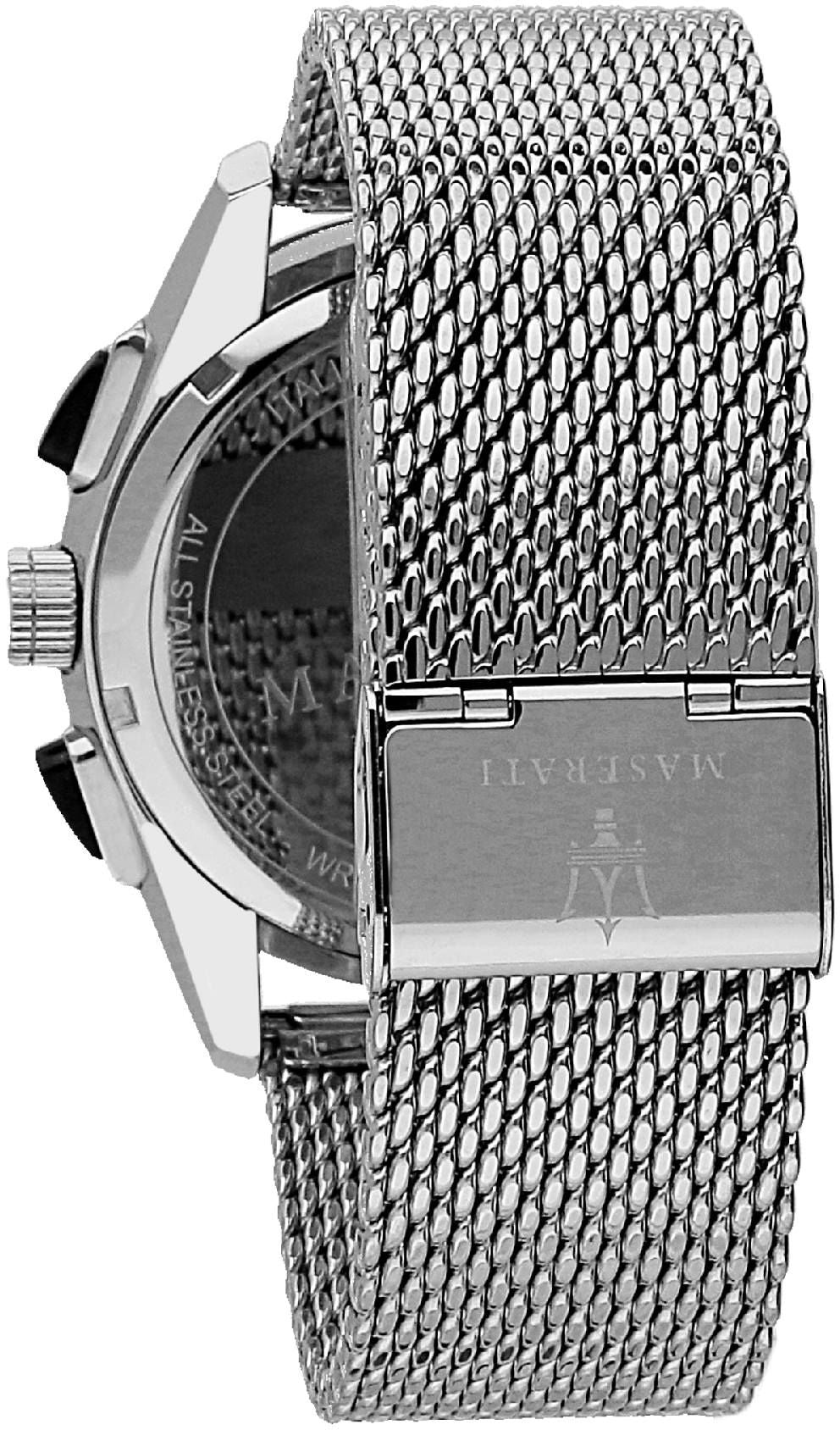 TRAGUARDO Black / Stainless Steel Black Dial