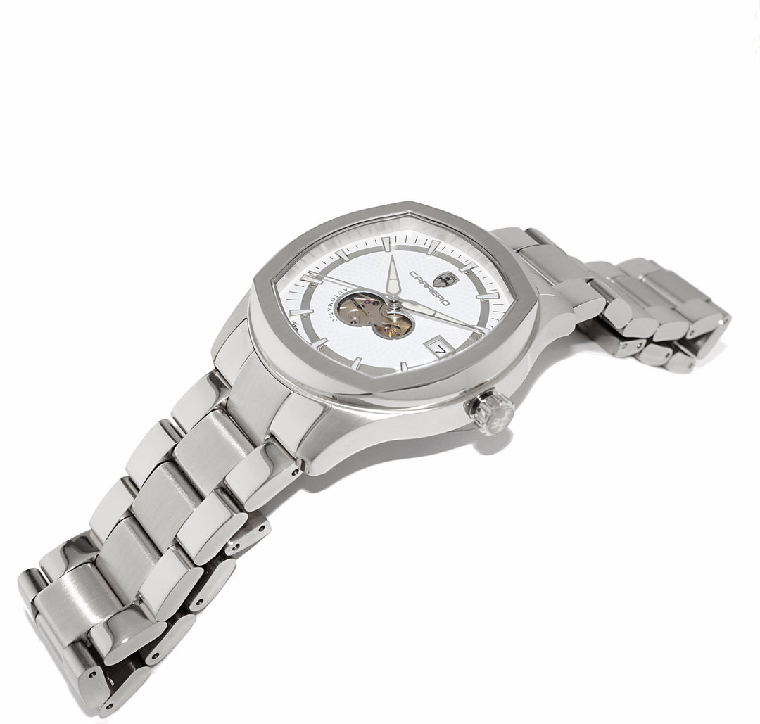 AEQUILUX SILVER TONE/WHITE | White Dial