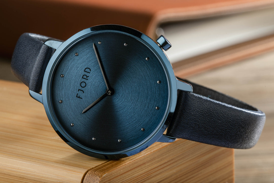 Ripple Blue / Leather | Blue Dial
