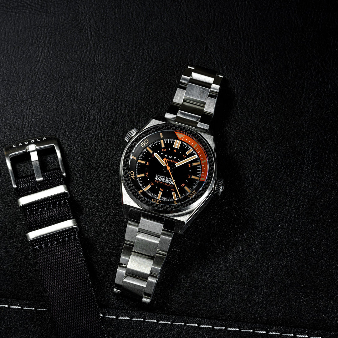 COSWORTH COSTIN MECA-QUARTZ LIMITED EDITION BLACK / STAINLESS STEEL Black Dial