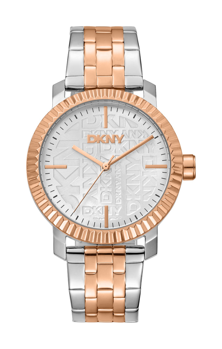 Classic 36mm / Silver / Silver and Rose Gold | Silver Dial