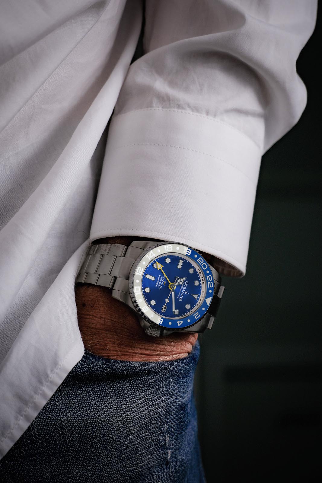 Deep Marine Explorer II Blue/White Bezel| Blue Dial