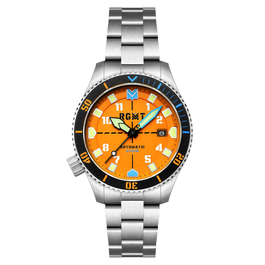 Recon Diver Automatic Orange / Stainless Steel | Orange Dial