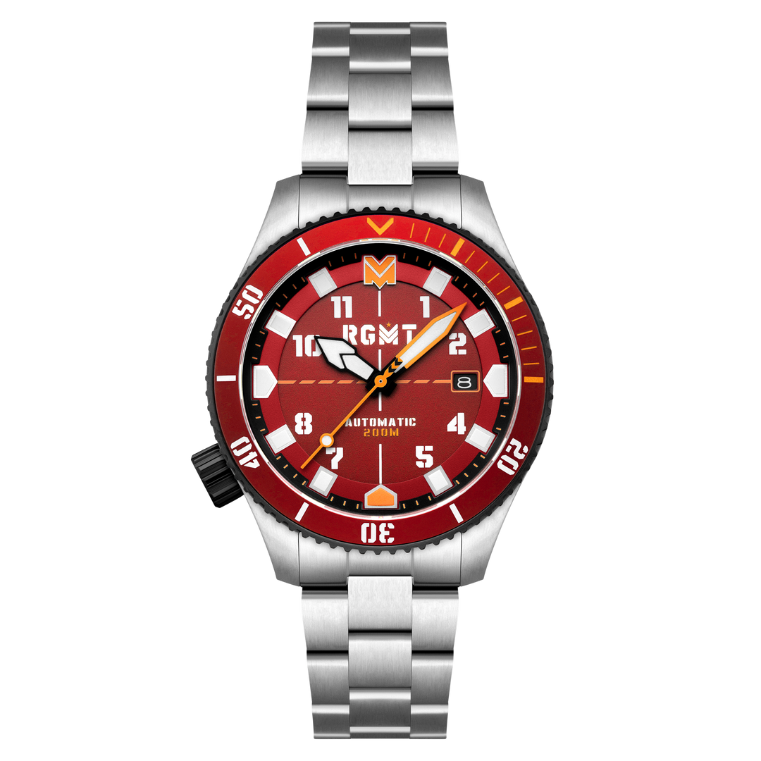 Recon Diver Automatic Red / Stainless Steel | Red Dial