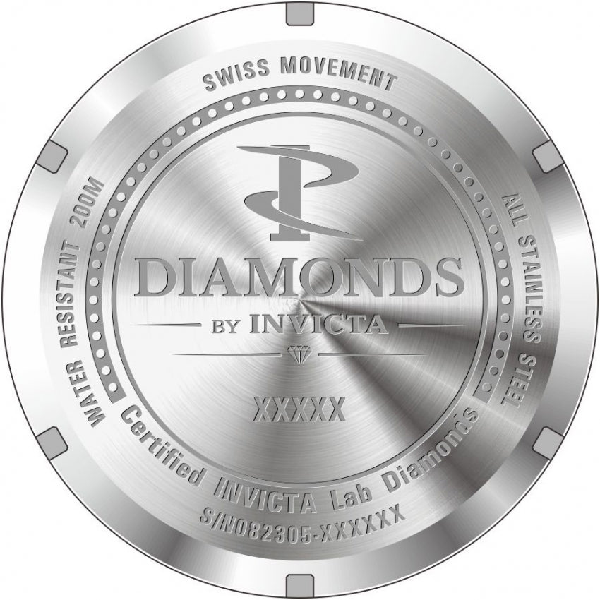 Elite Diamond Gray Mother-of-Pearl dial / Silver Stainless Steel Bracelet Gray M
