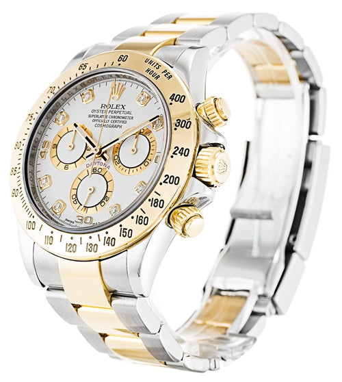Daytona 40 mm - Pre-Owned | White & Gold Dial