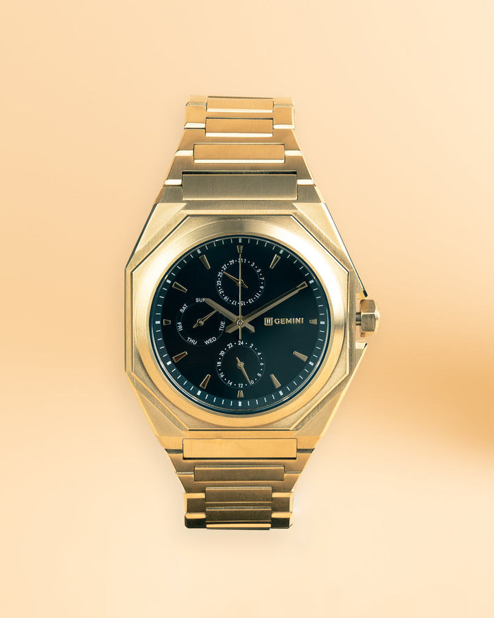 Ferro Gold Gold | Black Dial