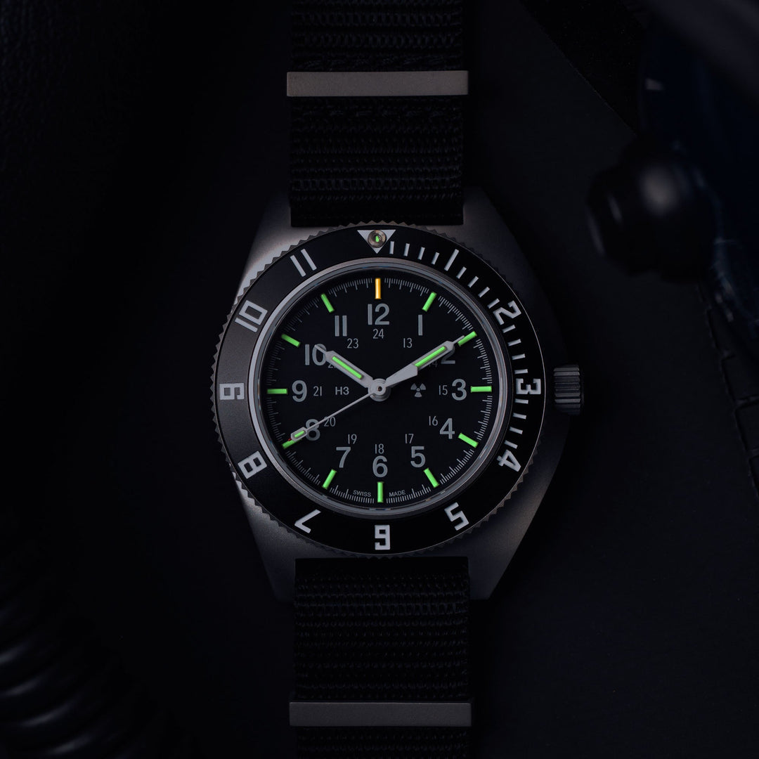 SSNAV Automatic Sterile SSNAV Auto Sterile-DS Nylon | Black Dial