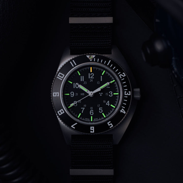 SSNAV Automatic Sterile SSNAV Auto Sterile-DS Nylon | Black Dial