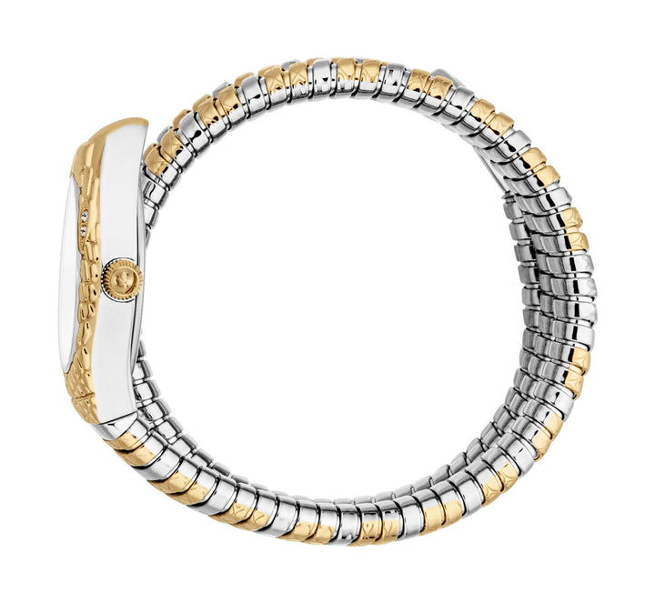 Snake 20mm / Silver / Silver and Gold | Silver Dial