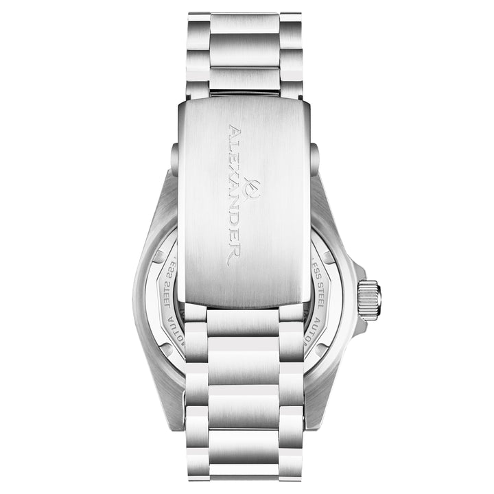 A520-01 Silver/Stainless Steel | Black Dial