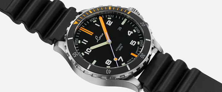 Mojave Rubber Strap Black Dial