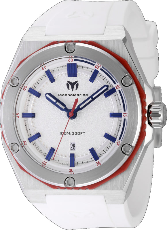 Coral Legacy 45mm / Silver / White Silver Dial