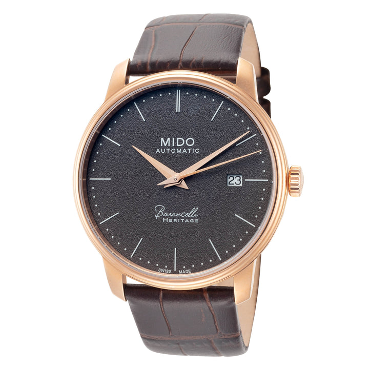 Baroncelli II 39mm / Black / Dark Brown | Black Dial