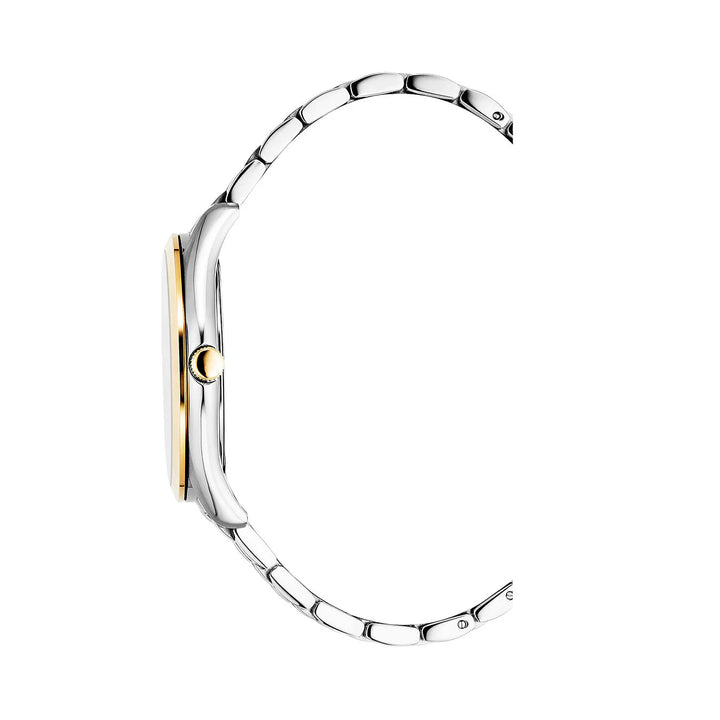 Interlaken Gents Green sunray dial two-tone bracelet Green Sunray Dial