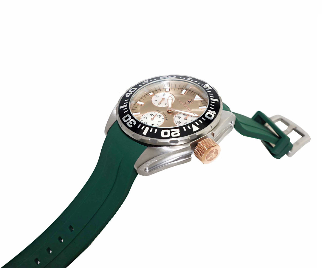 FreeZone-CH Rose Brown / Green | Rose Dial