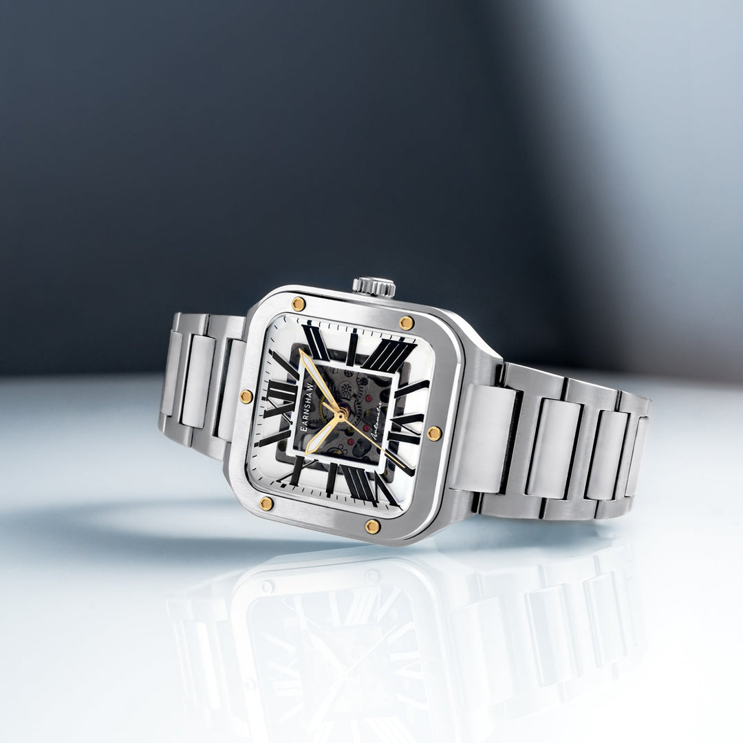Engineer Lennox Skeleton Automatic White / Stainless Steel White Dial