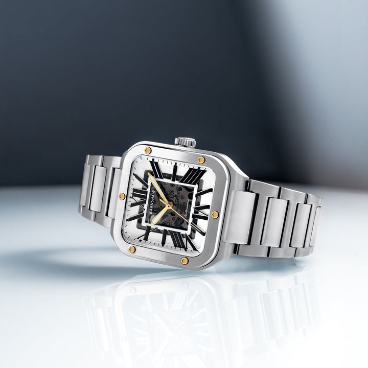 Engineer Lennox Skeleton Automatic White / Stainless Steel White Dial