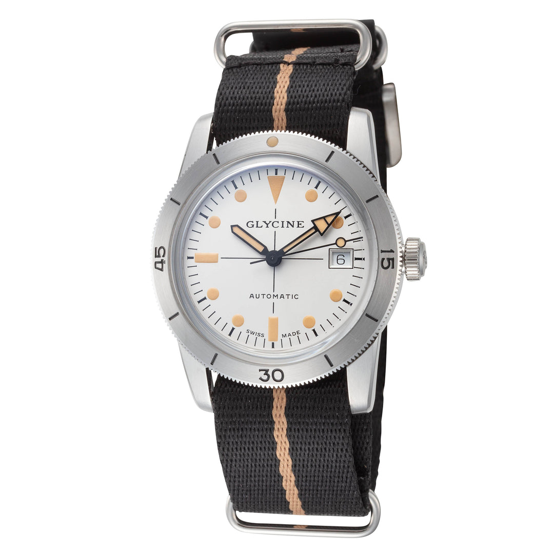 Sea Kraken 39mm / Silver / Black | Silver Dial