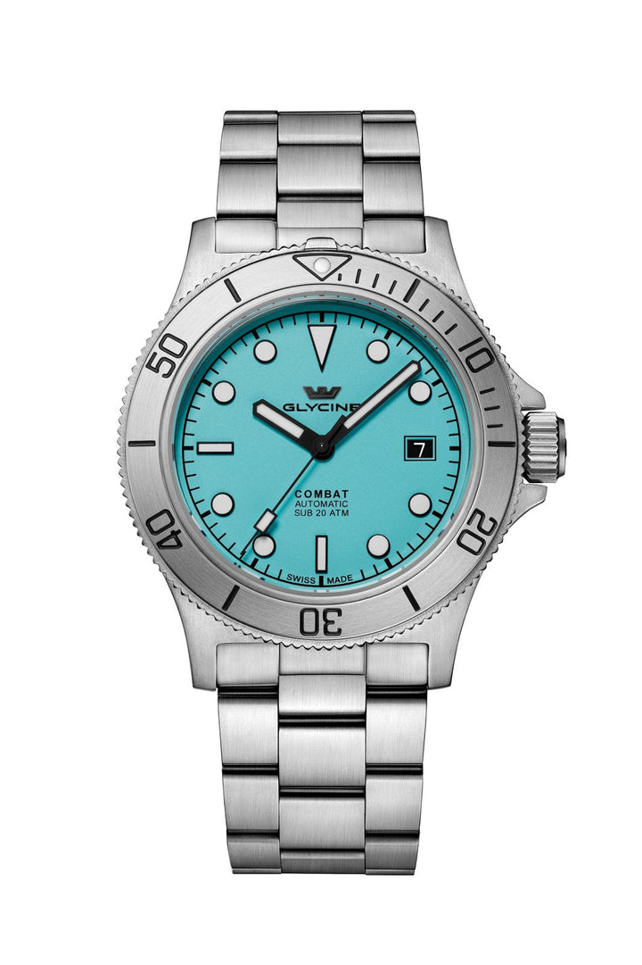 Combat Sub 42mm / Turquoise / Silver Turquoise Dial