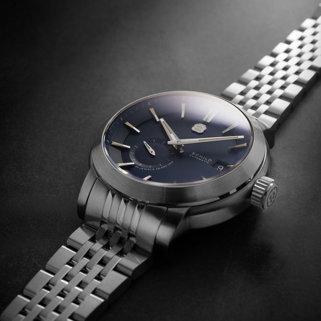 Heinrich Micro Rotor Automatic Limited Edition Blue / Stainless Steel | Blue Dia