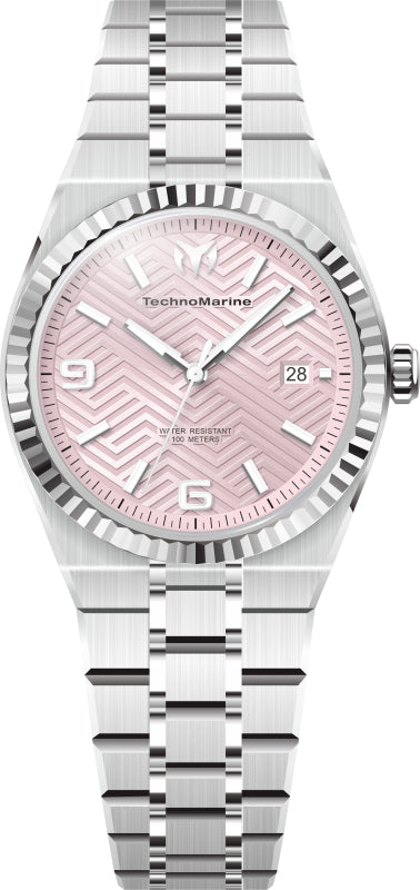 Terra Nova 36 mm / Pink / Silver Pink Dial