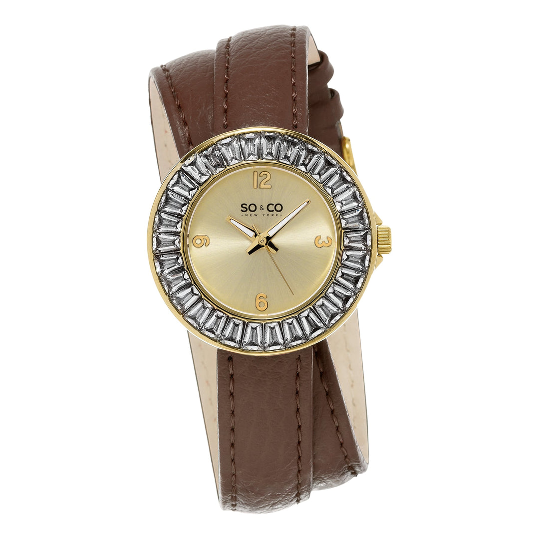 Chelsea Brown/Leather | Gold Dial