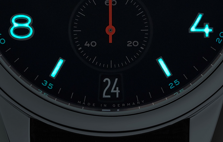 Club Automatic Date White/Blue Black Textile White Dial