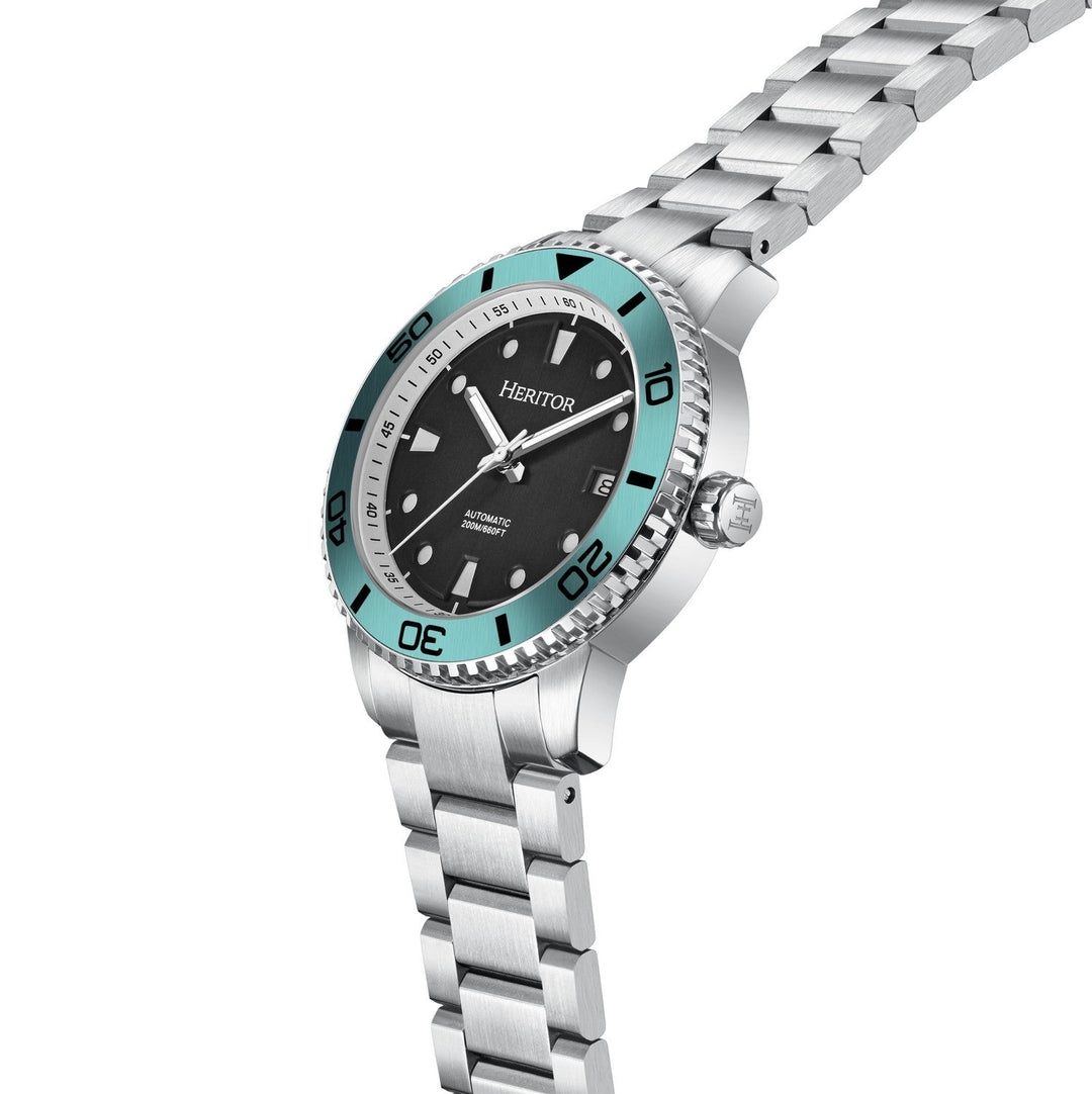 Bexley Diver Automatic Silver / Black Black Dial
