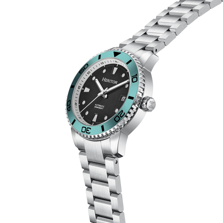 Bexley Diver Automatic Silver / Black Black Dial