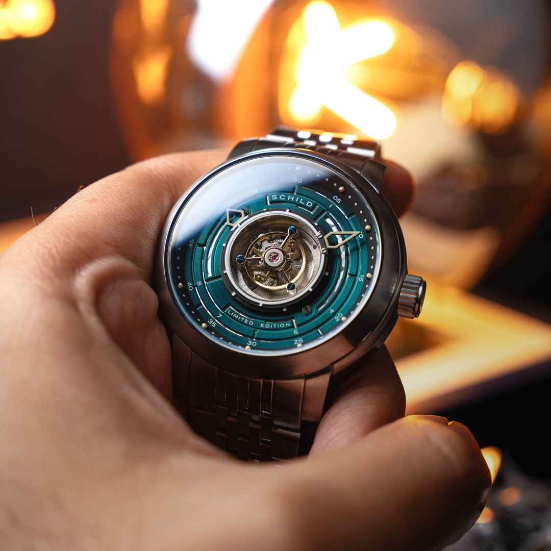 Heinrich Cyclone Tourbillon Limited Edition Green / Steel Stainless Steel | Gree