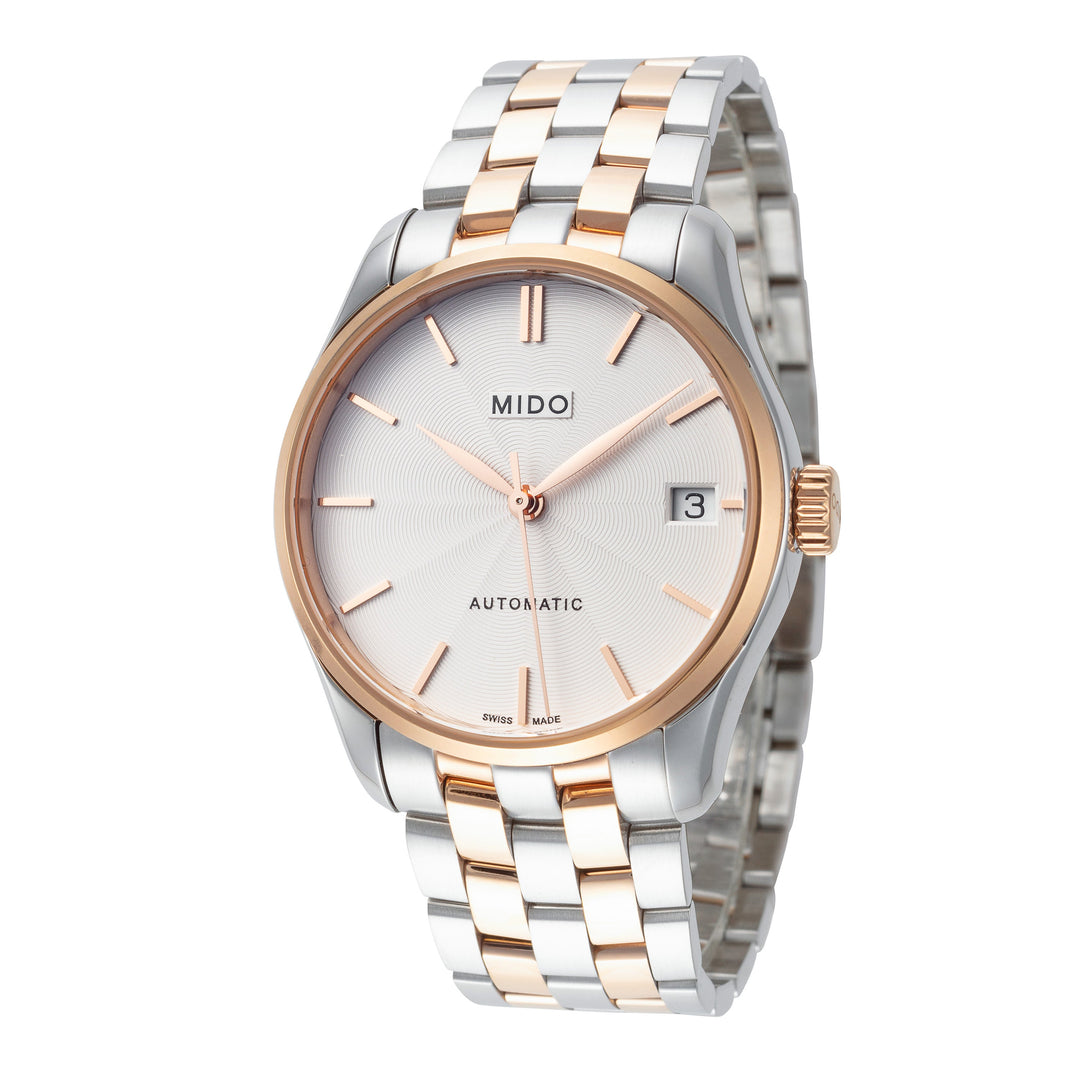 Belluna II 33mm / Silver / Silver and Gold | Silver Dial