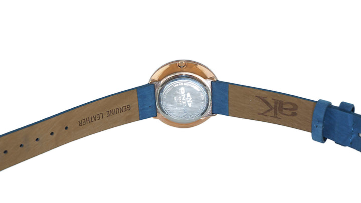 TOULON WHITE-ROSE / BLUE | Silver tone Dial