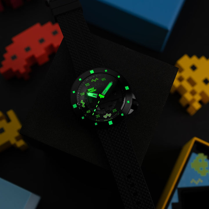 Cassini Automatic Space Invaders Limited Edition Black & Yellow / Black | Black 
