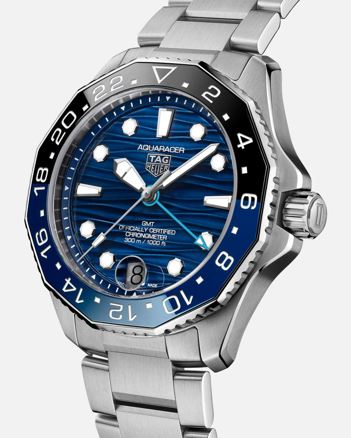 AQUARACER PROFESSIONAL 300 GMT Blue | Blue Dial