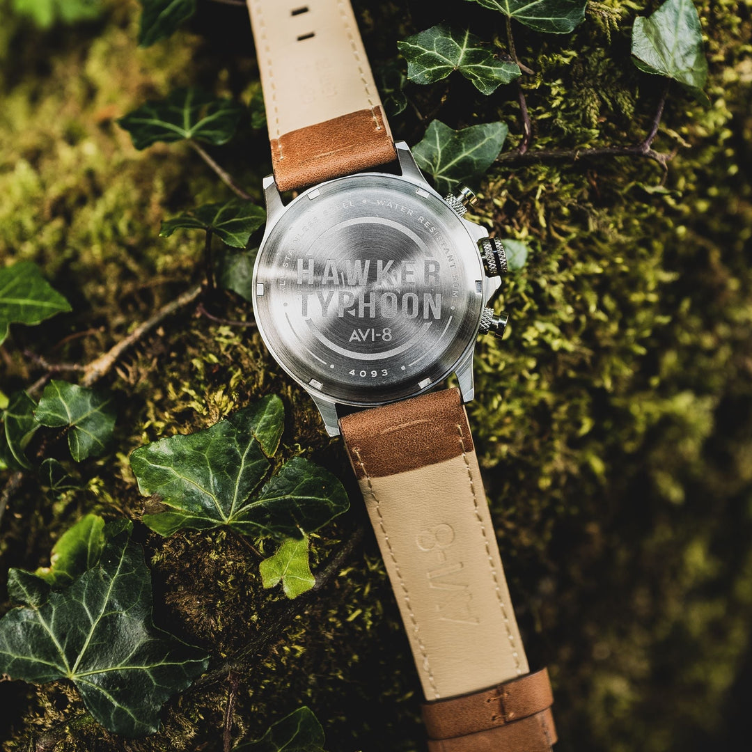 Coningham Chronograph Black / Leather Black Dial