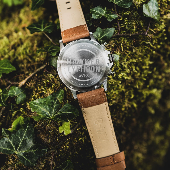 Coningham Chronograph Black / Leather Black Dial