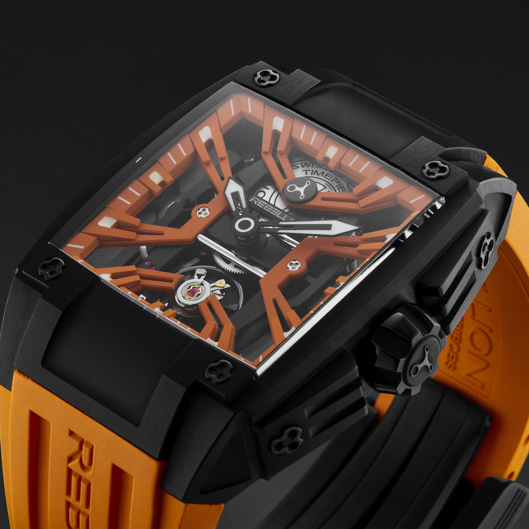 Re-Volt RBREV2H.TB.OR / Orange Skeletonized | Orange Skeletonized Dial