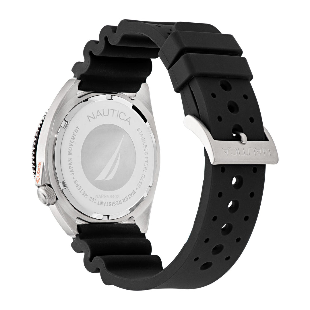 SPORTY Black / Stainless Steel | Orange Dial